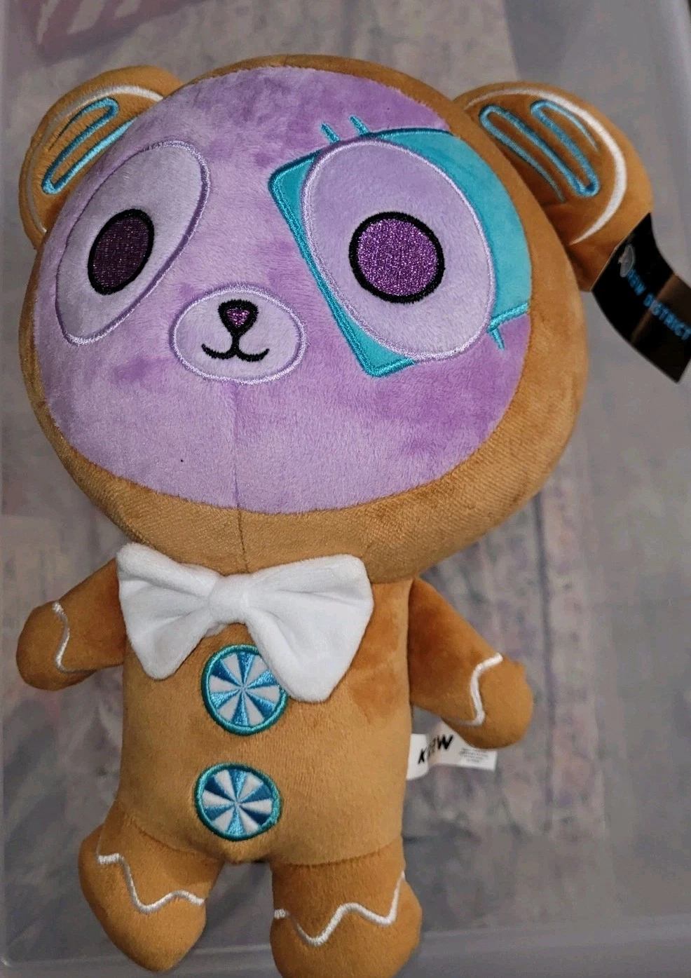Krew Funneh Purple Plush Toy Teddy Bear WJ Collectible Cartoon D