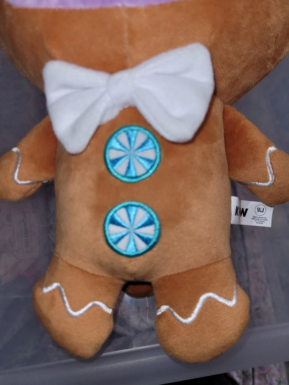 Krew Funneh Purple Plush Toy Teddy Bear WJ Collectible Cartoon D - photo 3