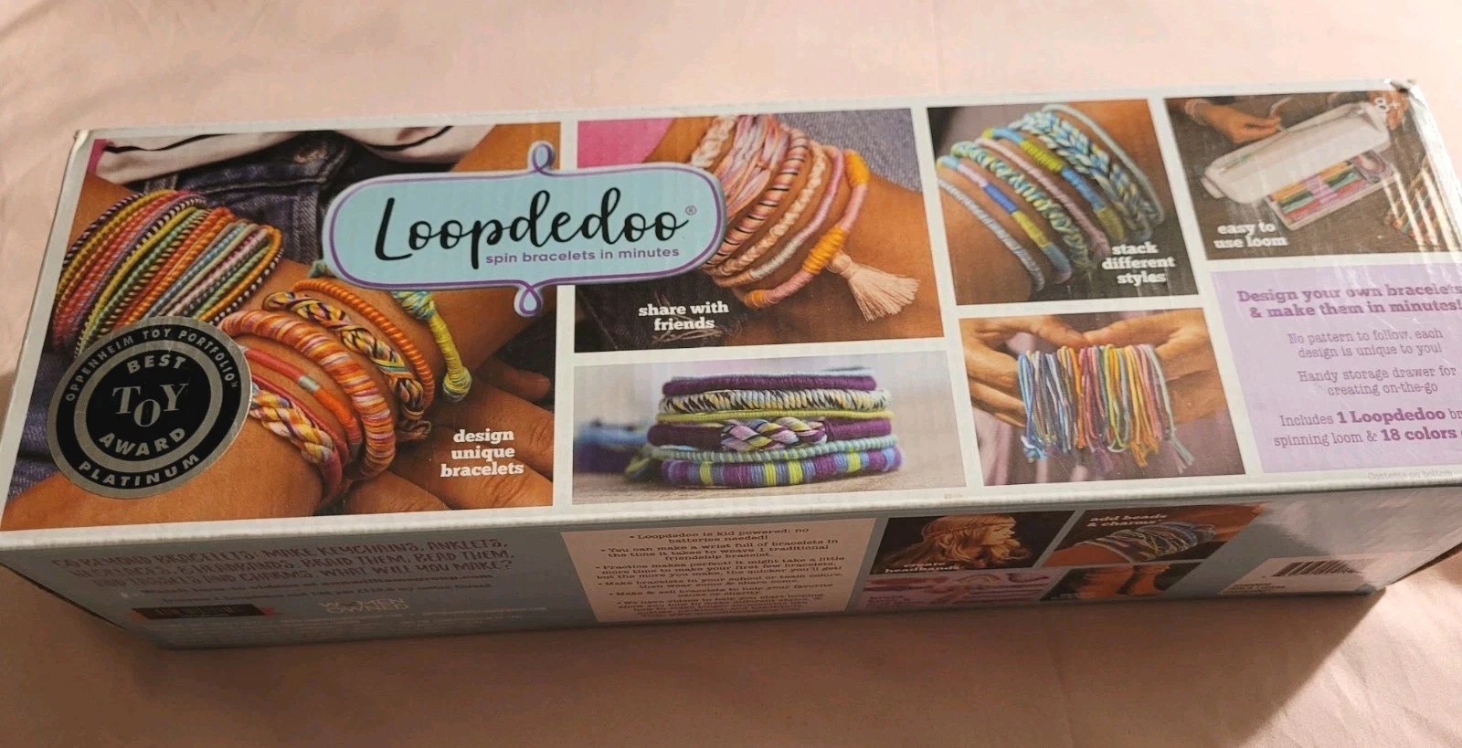 Ann Williams Loopdedoo Bracelet Spinning Loom Craft Kit Deluxe E