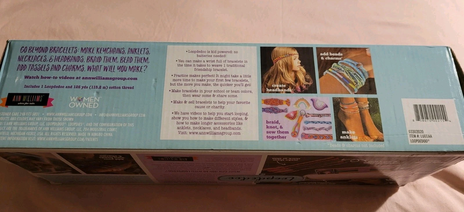 Ann Williams Loopdedoo Bracelet Spinning Loom Craft Kit Deluxe E - photo 4
