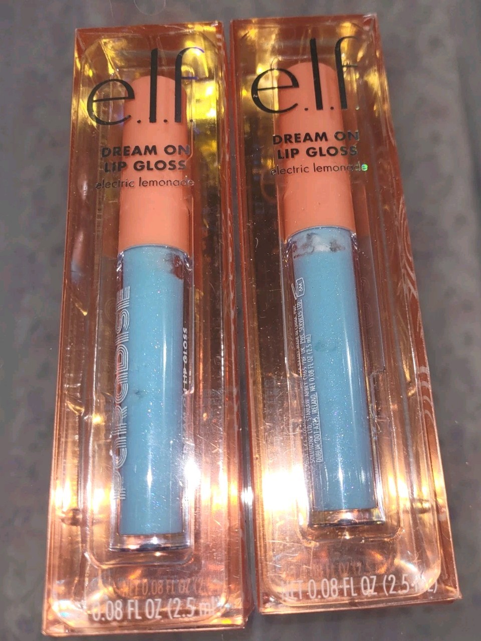 Lot of 2 elf Dream on Lip Gloss electric lemonade