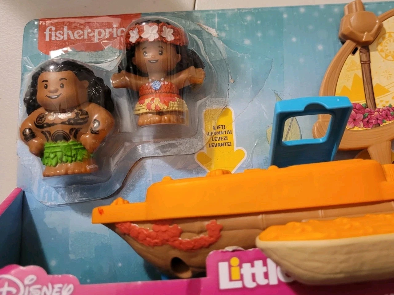 Little People Disney Princess Moana & Maui's Canoe Toddler Toy N - photo 2