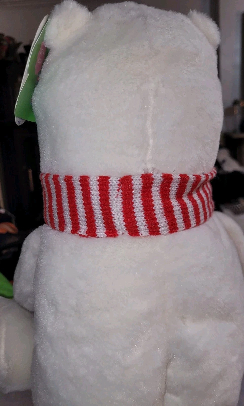 NEW Target Giggle Scape 2024 12” Christmas Polar Bear Plush - photo 3