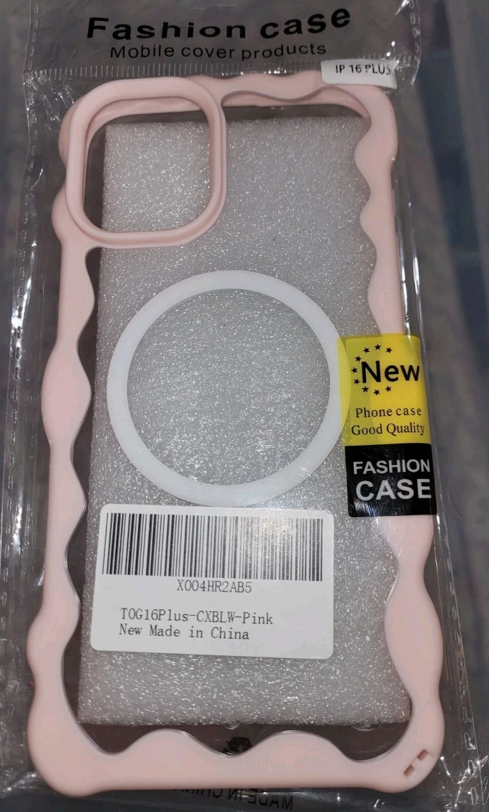iPhone 16 Plus Case Pink Silicone Mag Safe Shockproof NEW!