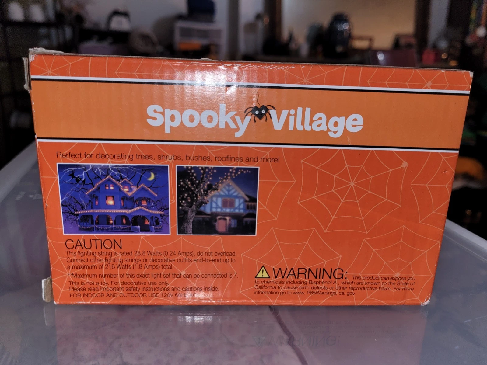 SPOOKY VILLAGE HALLOWEEN 70-COUNT INDOOR/OUTDOOR MINI LIGHTS NEW - photo 4