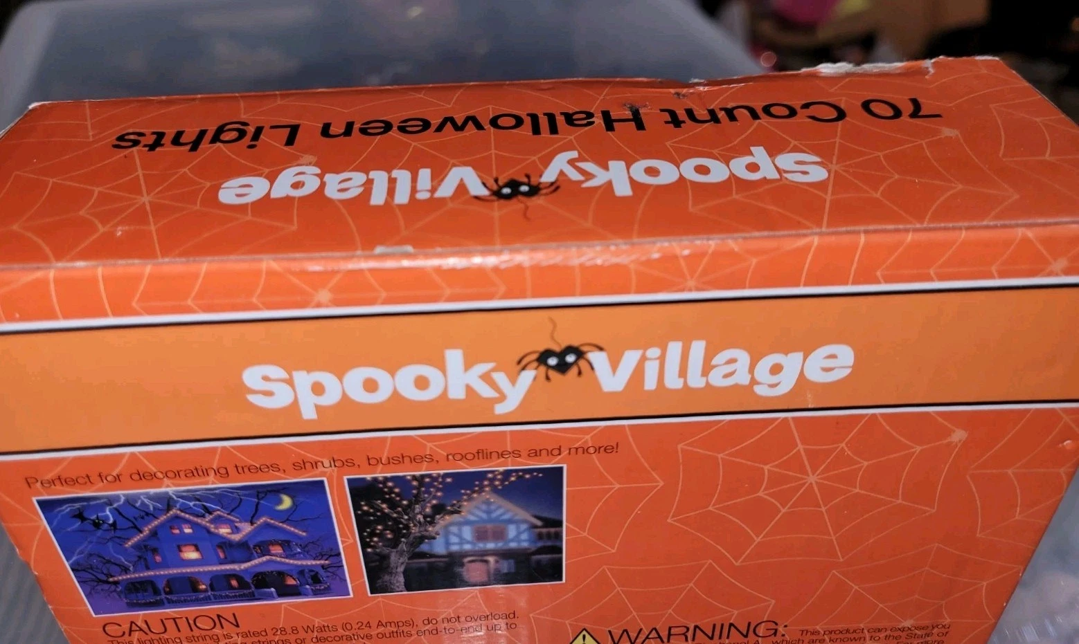 SPOOKY VILLAGE HALLOWEEN 70-COUNT INDOOR/OUTDOOR MINI LIGHTS NEW - photo 5