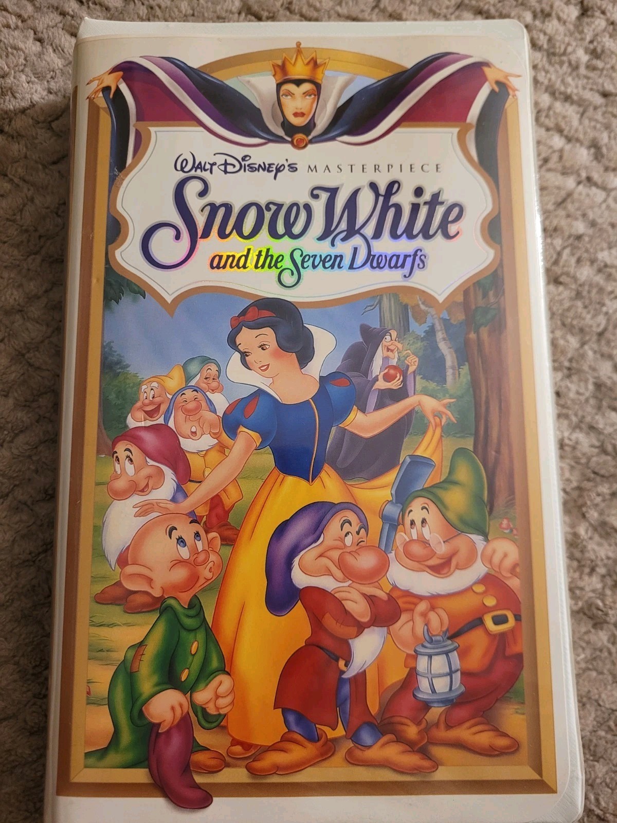 Snow White And The Seven Dwarfs (VHS, Clamshell) Walt Disney Mas