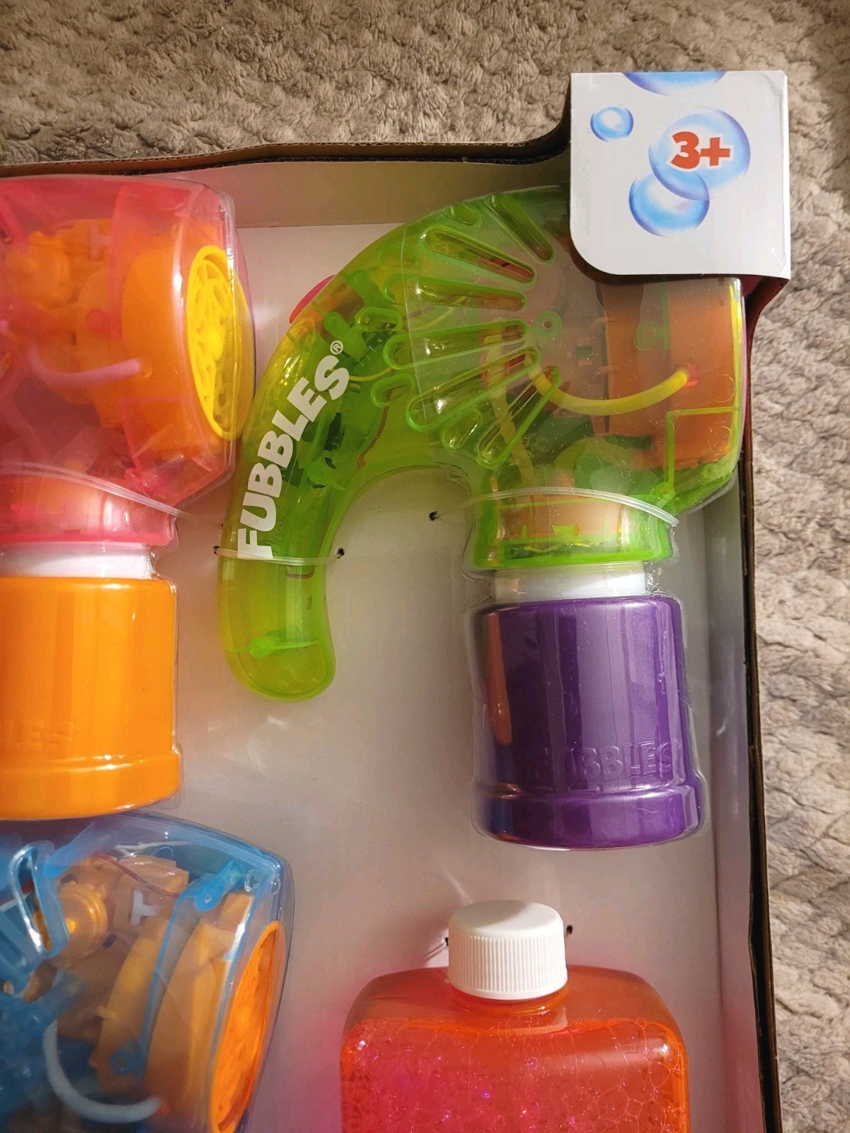 Fubbles Light Up Supreme Bubble Blasters (3) + Bubbles! - photo 4