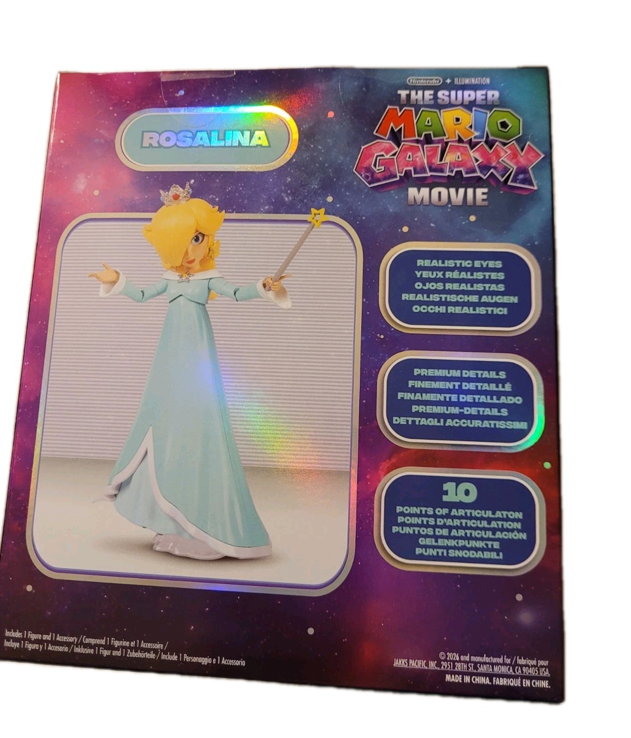 Super Mario Galaxy Rosalina 5" Action Figure NEW - photo 5