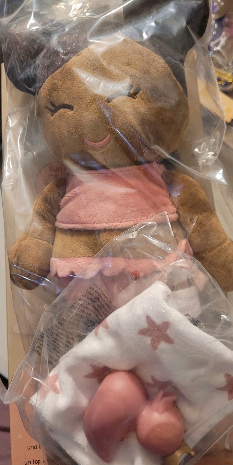 LullaBaby Bath Plush Doll For Real Water Play - Dark Brown Hair - photo 2