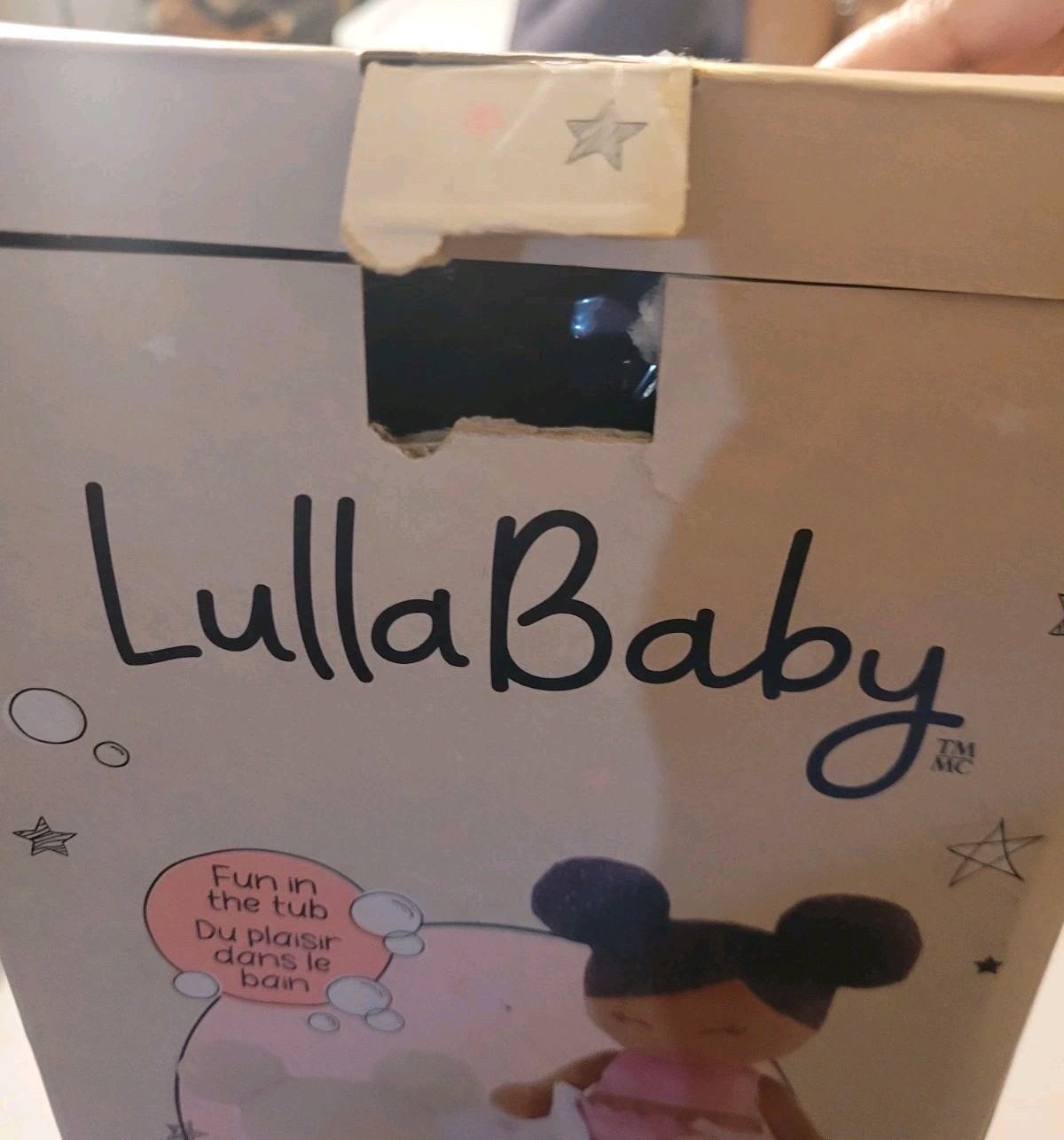 LullaBaby Bath Plush Doll For Real Water Play - Dark Brown Hair - photo 3