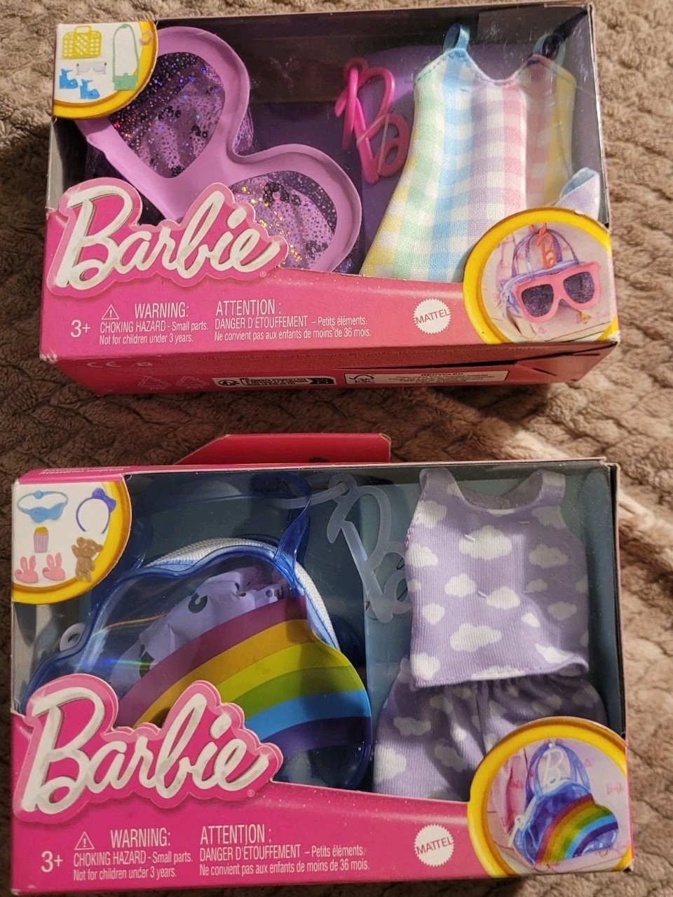 Set of 2 Barbie Fashion & Accessories (10 Pcs Total) - photo 2