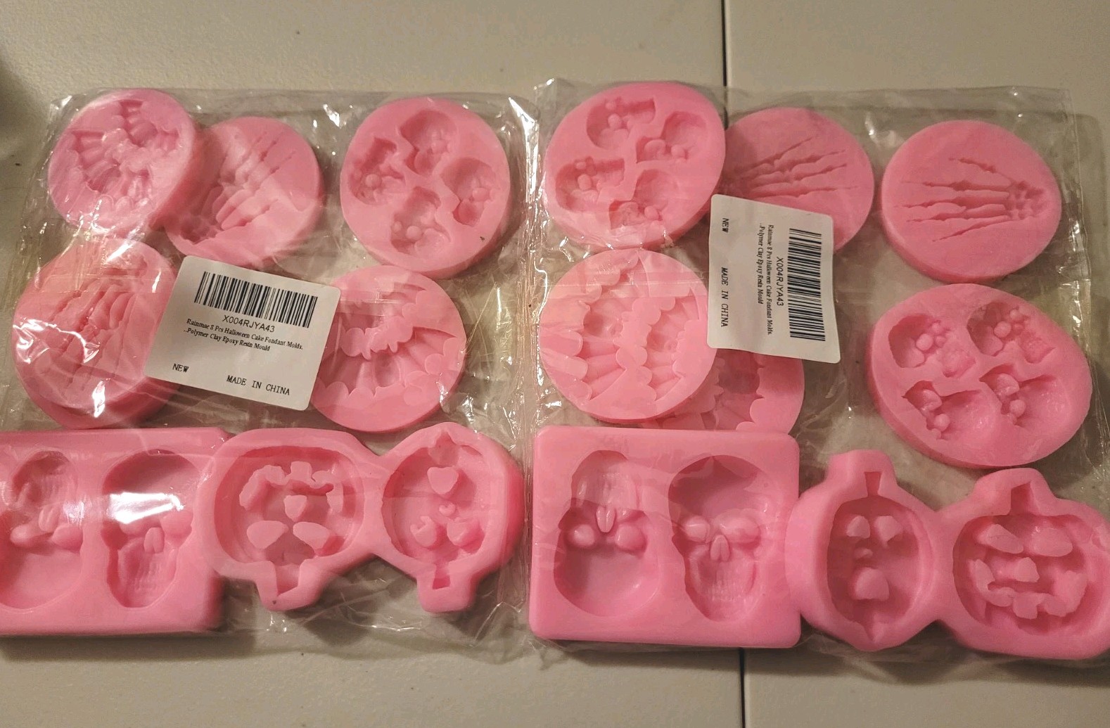 Lot of Candy Cake Fondant Molds- Halloween (16) NEW!