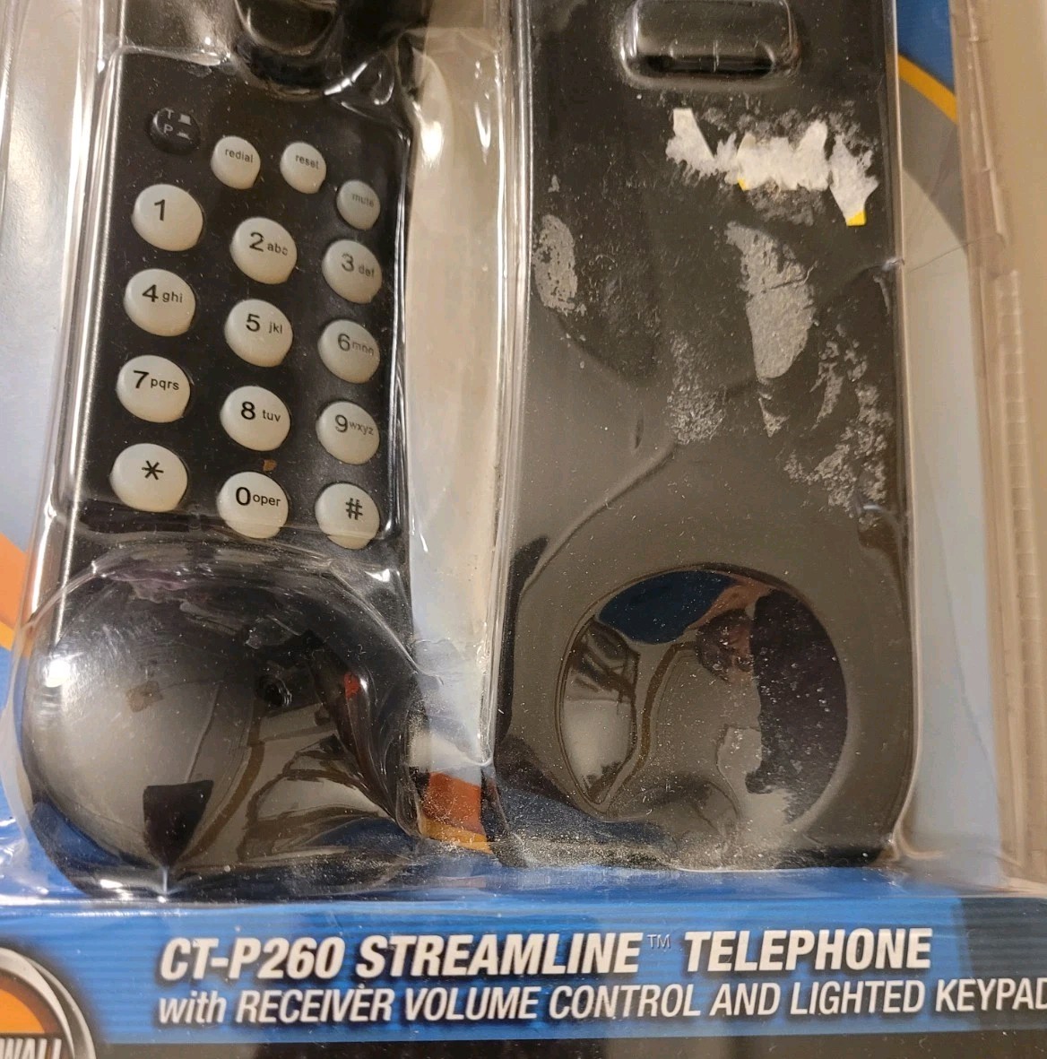 COBY CT-P260 Streamline Phone Landline Cord Telephone - Open Box - photo 2