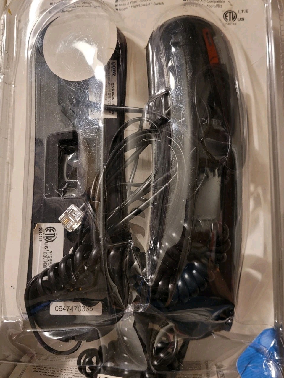 COBY CT-P260 Streamline Phone Landline Cord Telephone - Open Box - photo 5