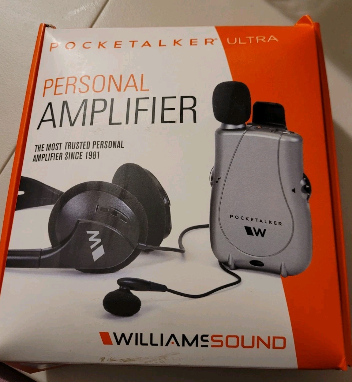 Williams Sound Pocketalker Ultra Personal Amplifier PKT D1 EUC - photo 2