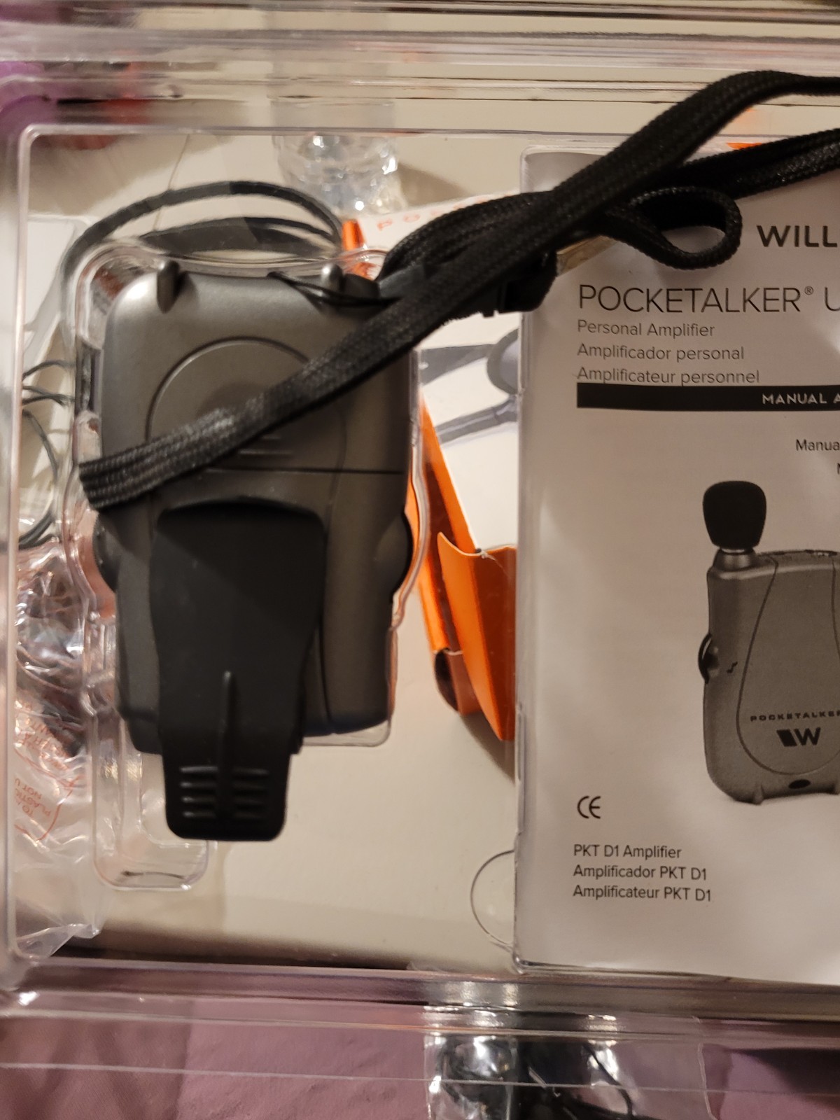 Williams Sound Pocketalker Ultra Personal Amplifier PKT D1 EUC - photo 5
