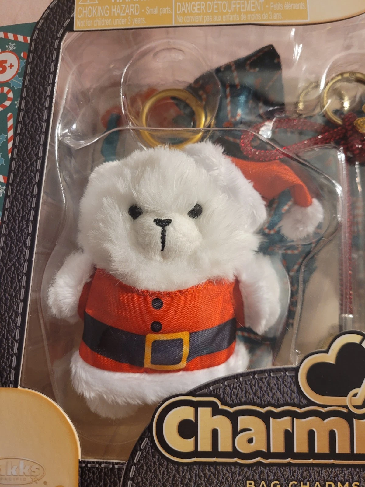 Jakks Pacific Charming Bag Charms Bear Teddy Claus Set - photo 2