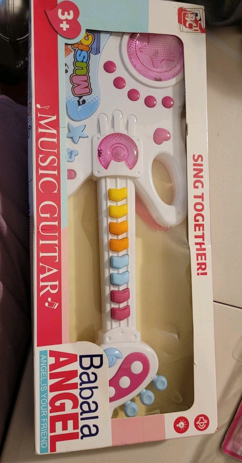 Babala Angel Music Guitar with Lights & Music NEW!
