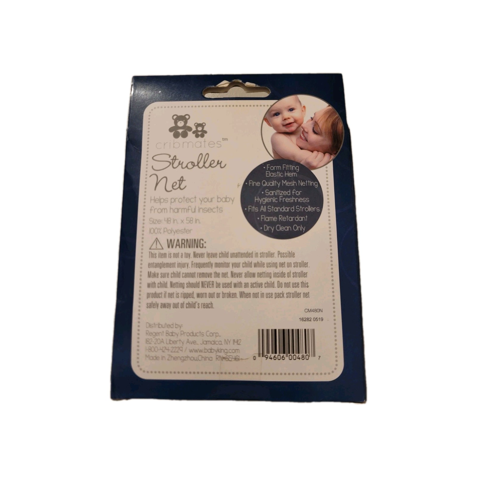 Cribmates Baby Stroller Mosquito Net Cover (48x58") - NEW - photo 2