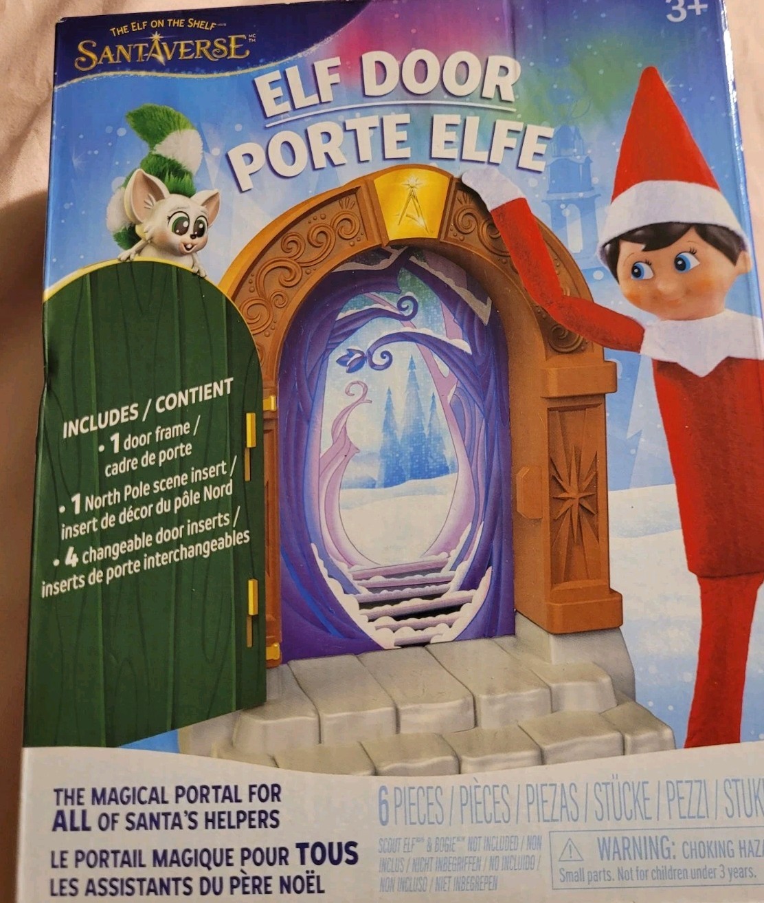 Elf on the Shelf Plushee Pals 17-inch + Door to Santaverse NEW!