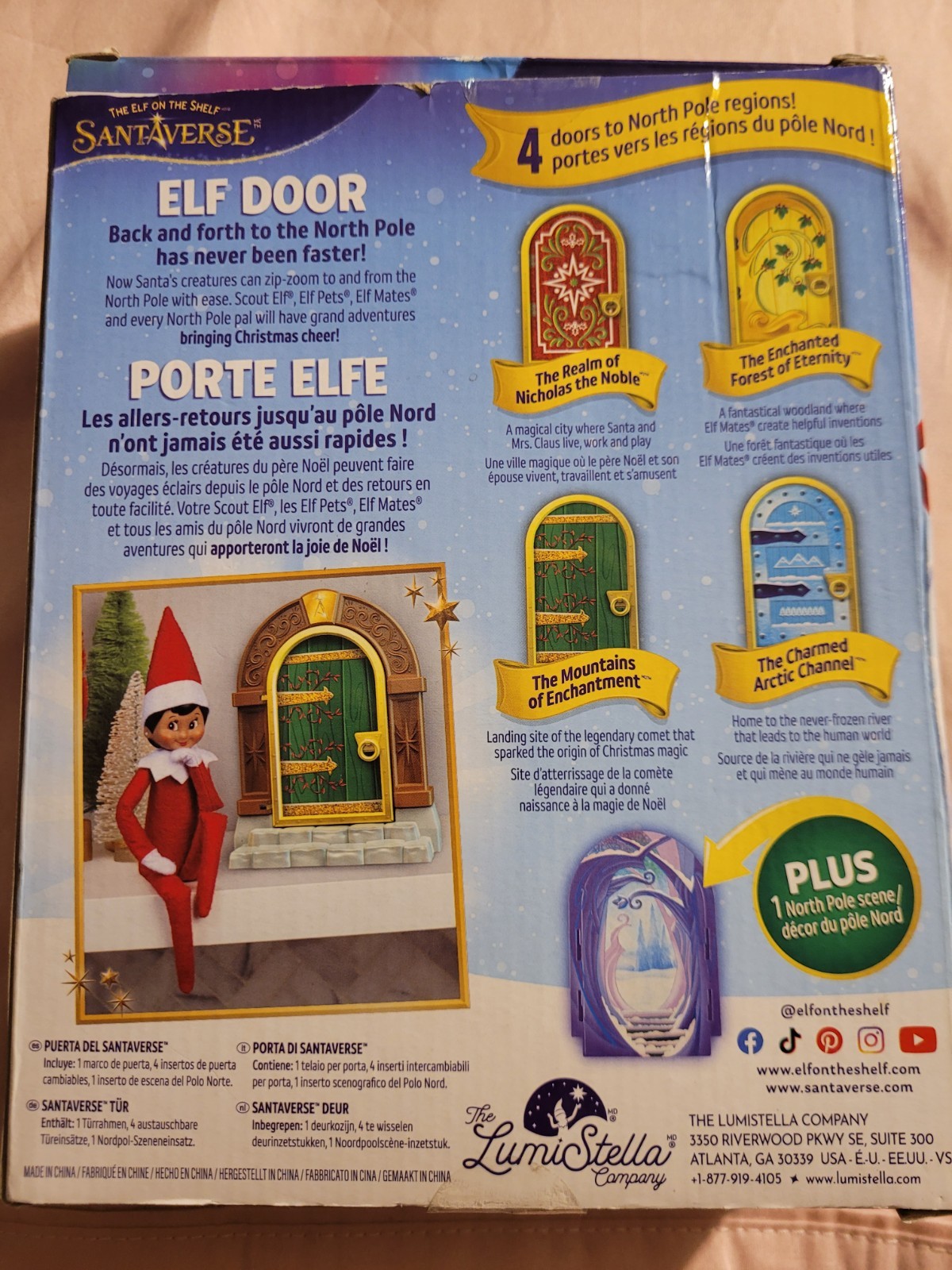 Elf on the Shelf Plushee Pals 17-inch + Door to Santaverse NEW! - photo 5
