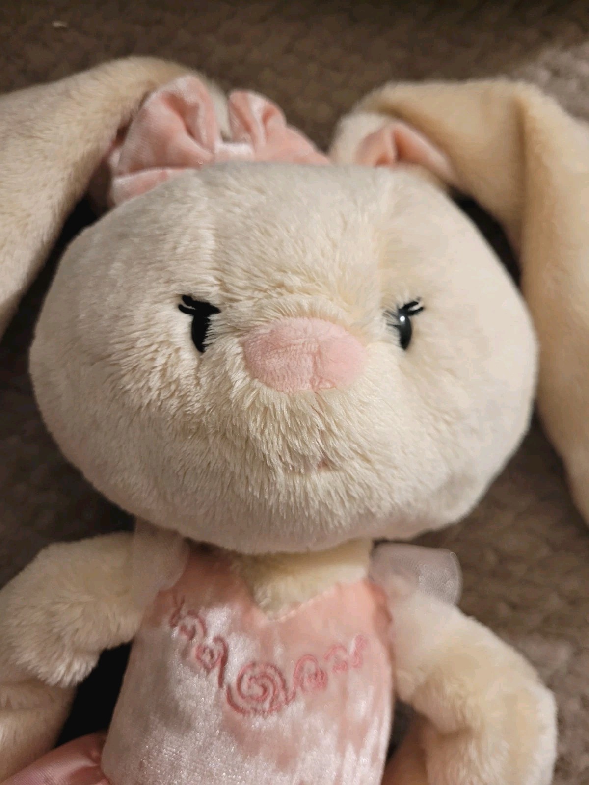 GUND Take-Along 'Curtsy' Pink Ballerina Bunny Rabbit Soft Doll 1 - photo 4