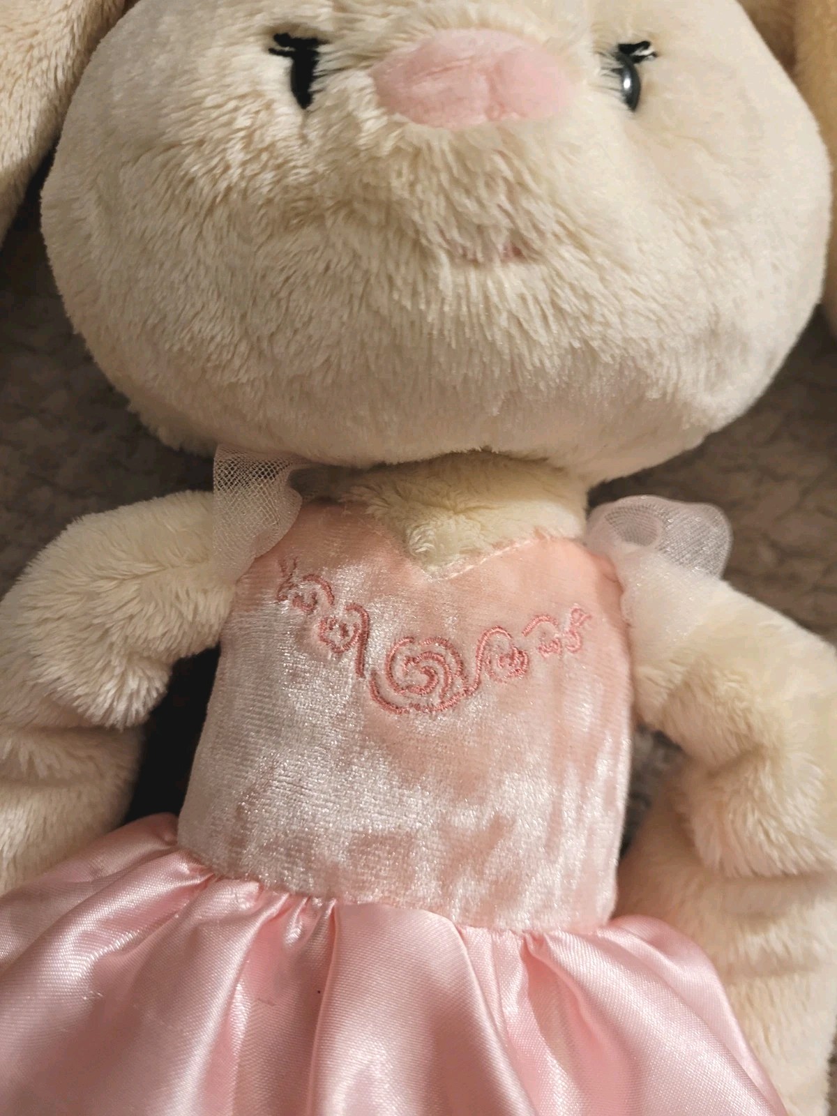 GUND Take-Along 'Curtsy' Pink Ballerina Bunny Rabbit Soft Doll 1 - photo 5