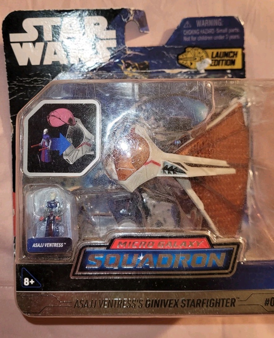 STAR WARS MICRO GALAXY SQUADRON GINIVEX STARFIGHTER - NEW - photo 2