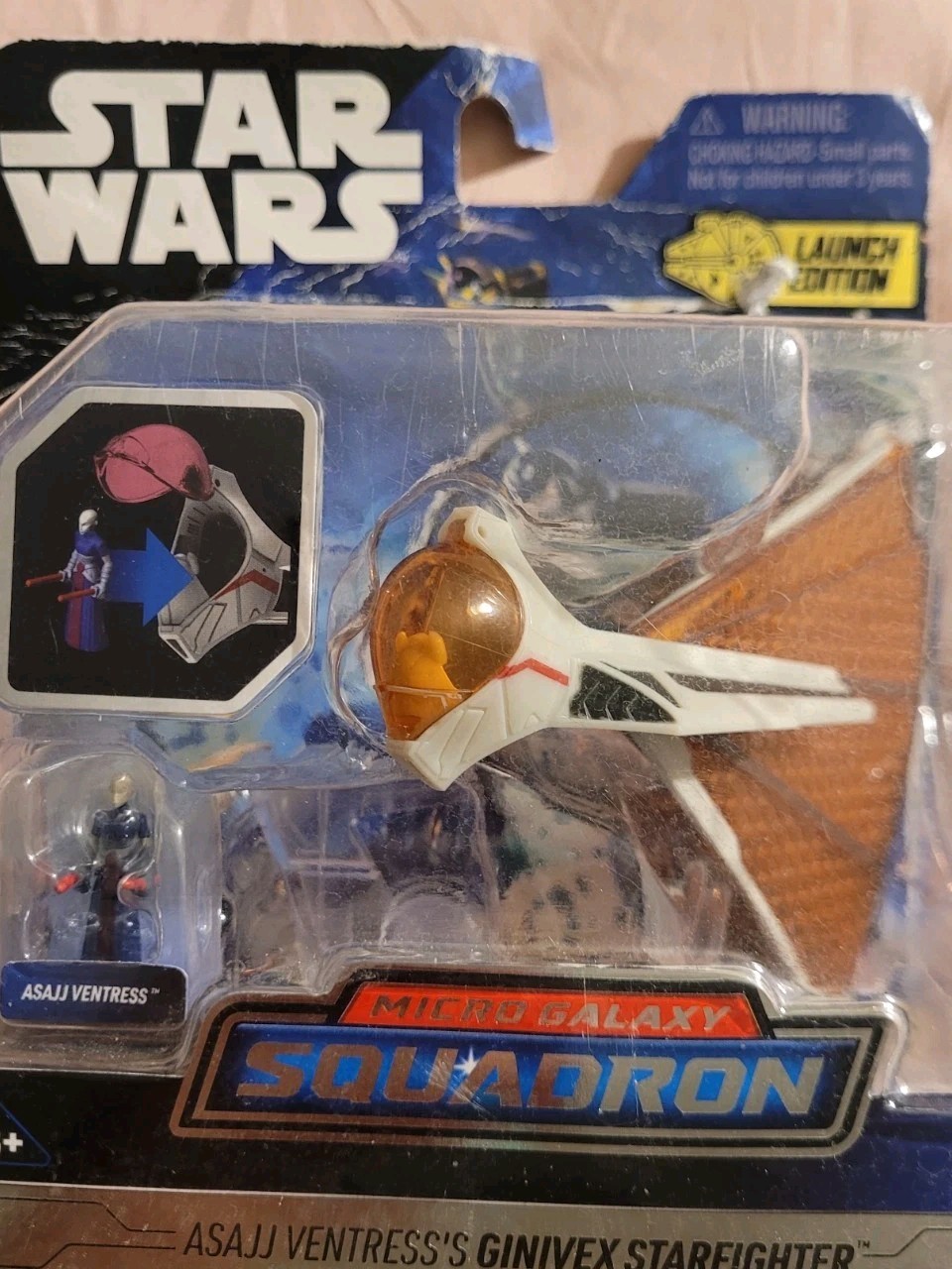 STAR WARS MICRO GALAXY SQUADRON GINIVEX STARFIGHTER - NEW - photo 3