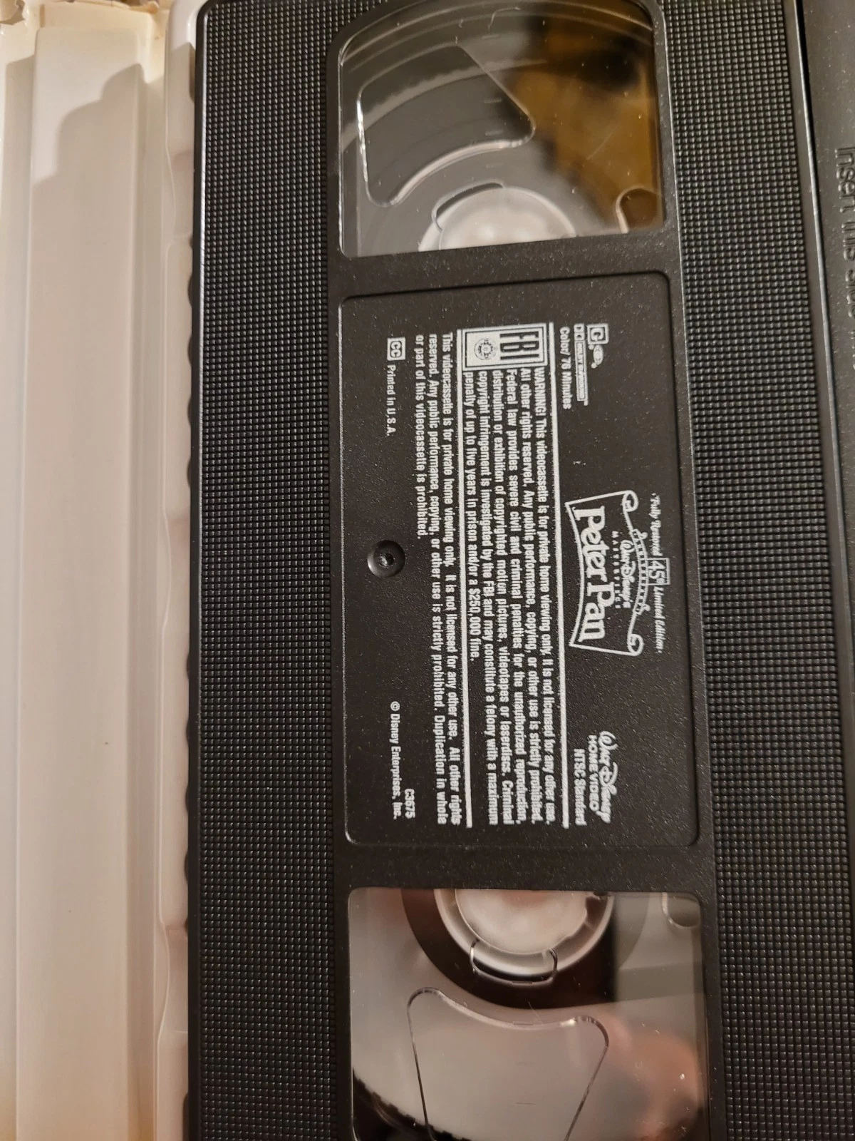 Peter Pan VHS (1998, 45th Anniversary Limited Edition) - photo 5