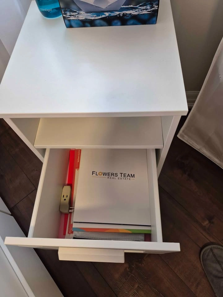 IKEA BRIMNES Nightstand / Side Table - White - photo 4