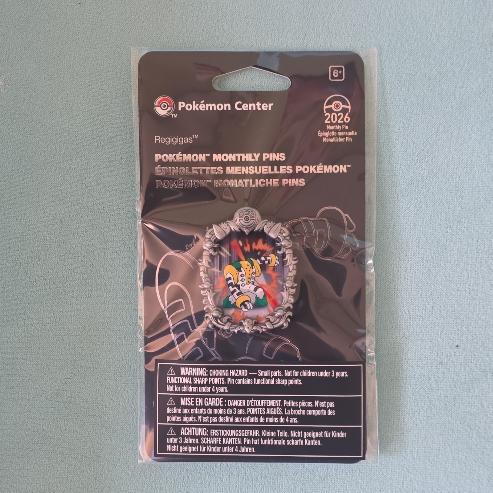 Pokémon Center Regigigas Monthly Pin Legendary Mom 2026 Brand Ne - photo 3