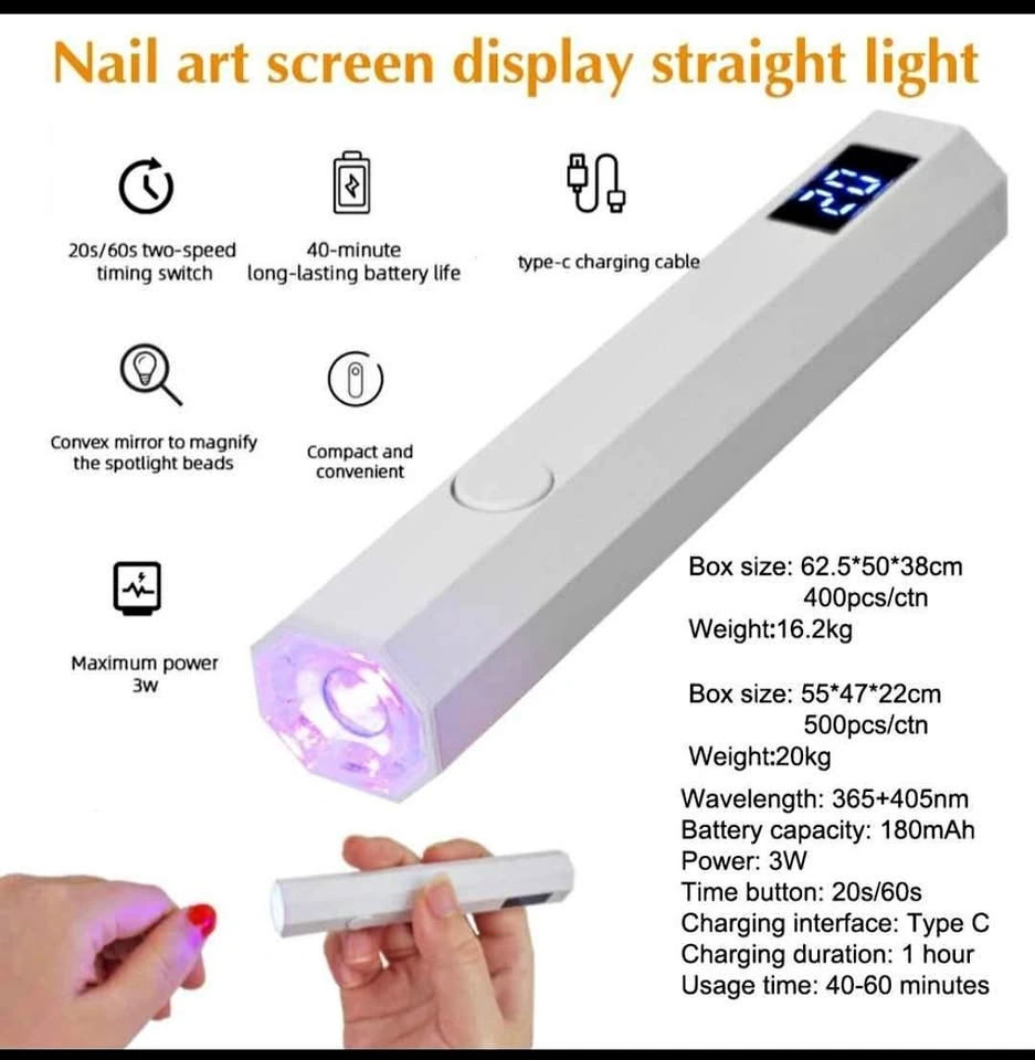 Handheld Rechargeable Mini UV Nail Dryer