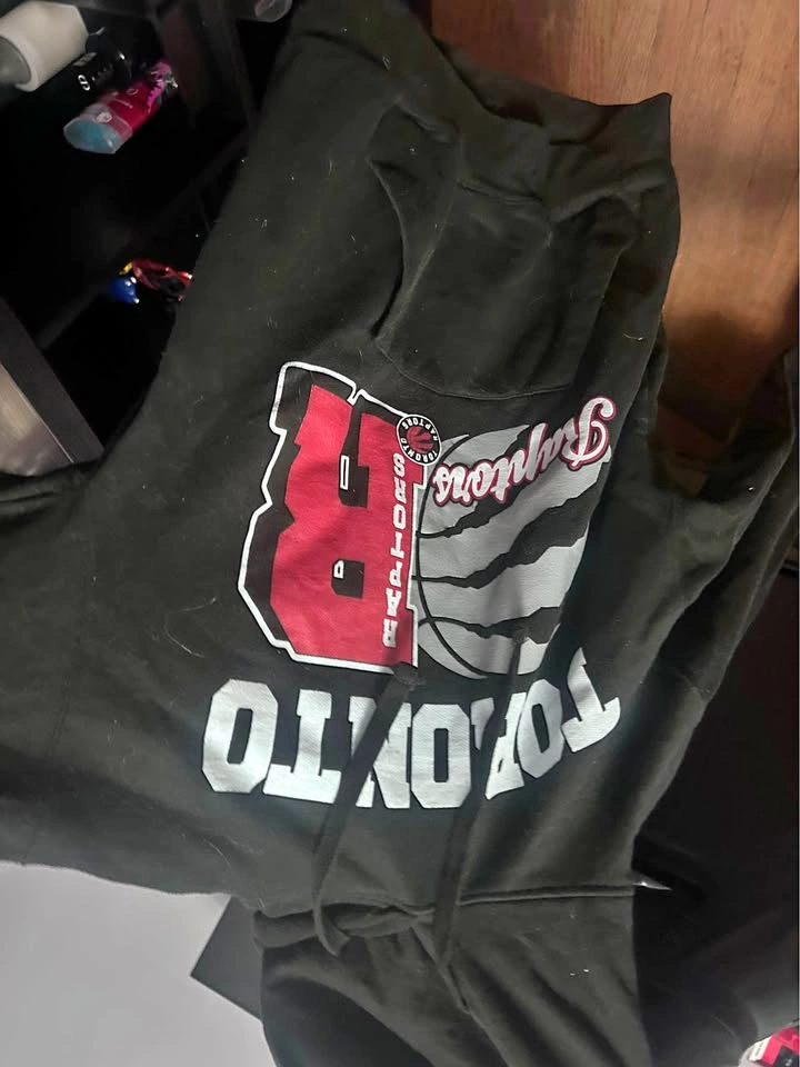 Black Toronto Raptors Hoodie