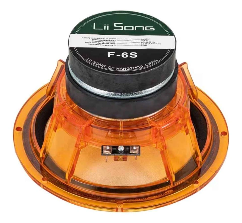 Audiophile HiFi Full Range Speaker 6.5" Paper Cone 2023 F6S Pair - photo 3