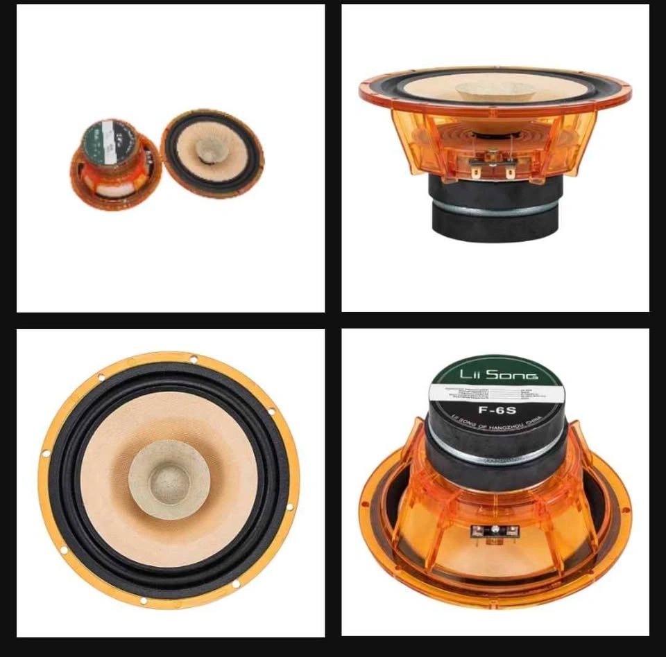 Audiophile HiFi Full Range Speaker 6.5" Paper Cone 2023 F6S Pair - photo 4
