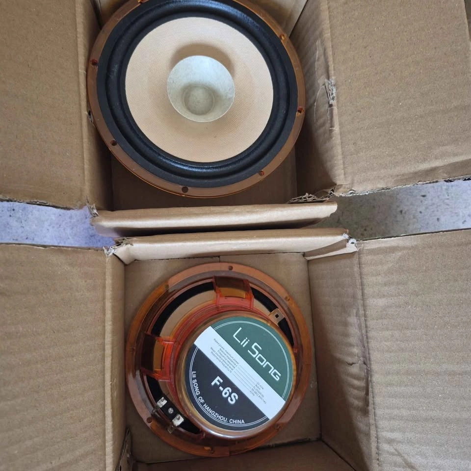 Audiophile HiFi Full Range Speaker 6.5" Paper Cone 2023 F6S Pair - photo 5