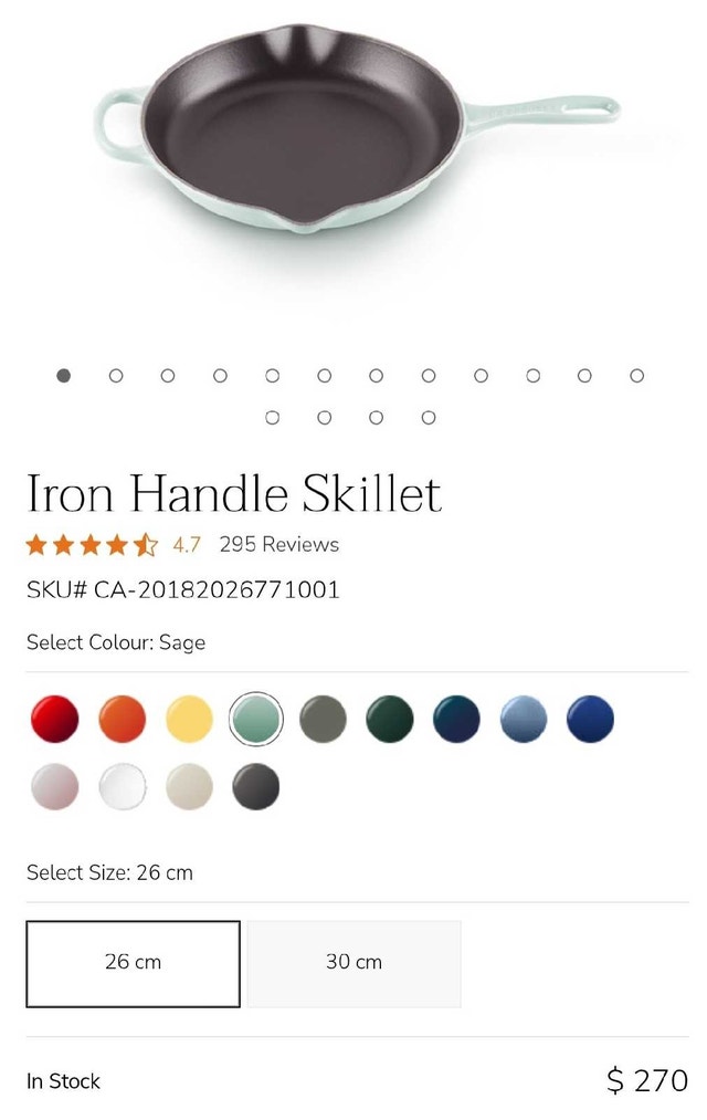Le Creuset SAGE Green Skillet - photo 5