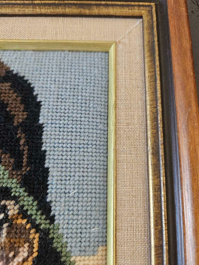 Vintage Fisherman Needlepoint - photo 2