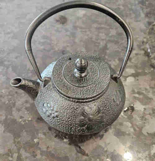 Vintage Japanese Cast-Iron Teapot