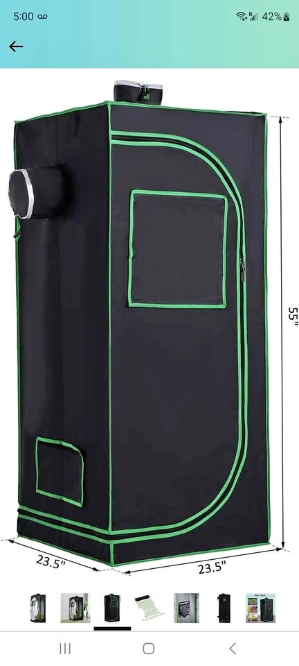 NEW IN BOX! 24x24x55 grow tent for veggies/plants