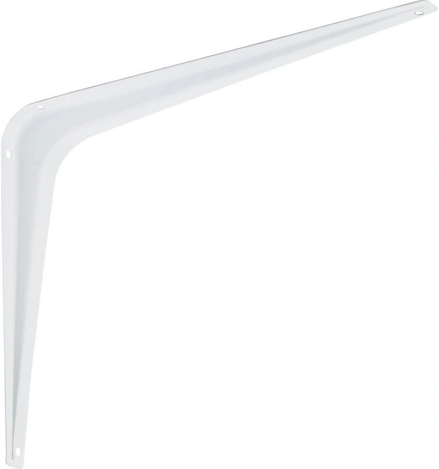 Stanley Hardware 8" x 10" White Utility Shelf Brackets (2-Pack) - photo 2