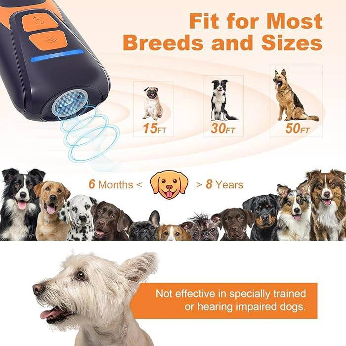 Dog Barking Deterrent Device Portable Ultrasonic Bark Control Re - photo 4