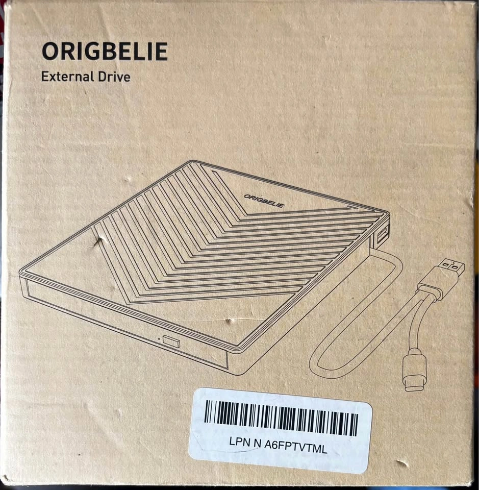 Origbelie External CD DVD Drive BT669 USB 3.0