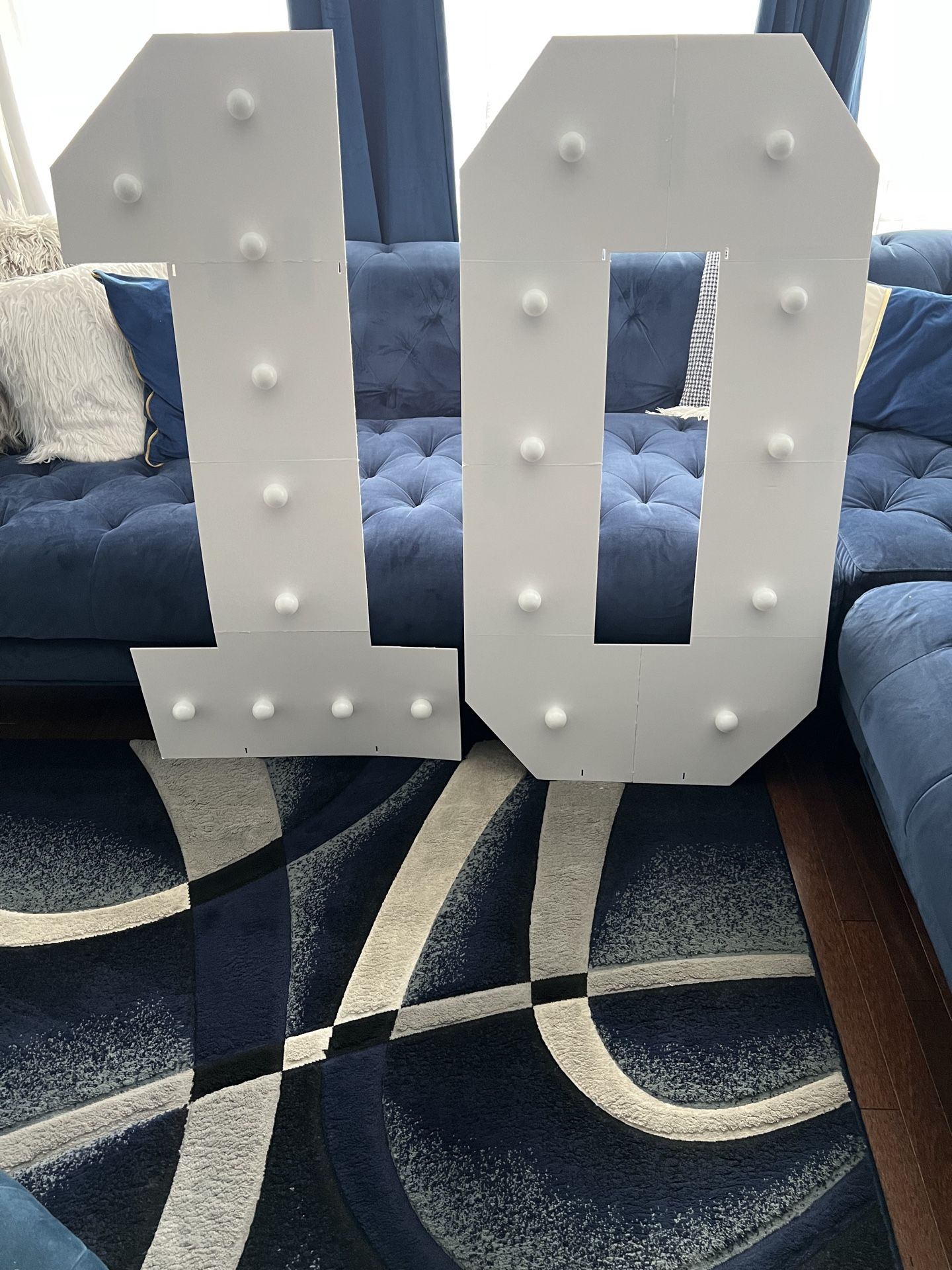 4ft Marquee Number 10
