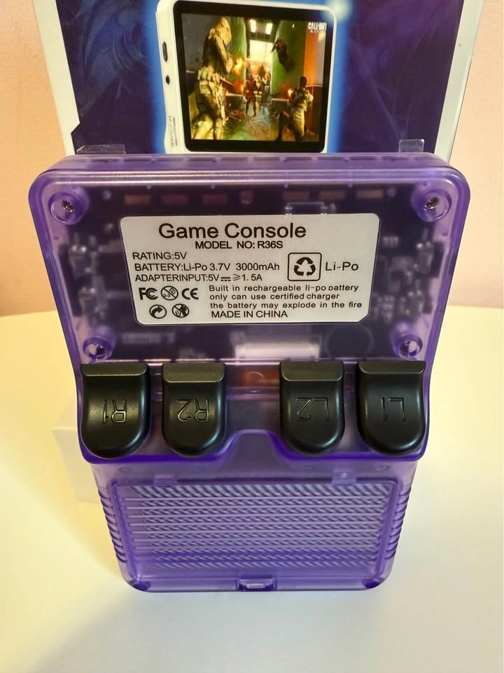 NEW R36S Retro Handheld Game Console - photo 4