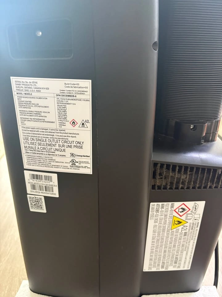Danby Portable Air Conditioner - 14,000 BTU (One Season Use) - photo 5