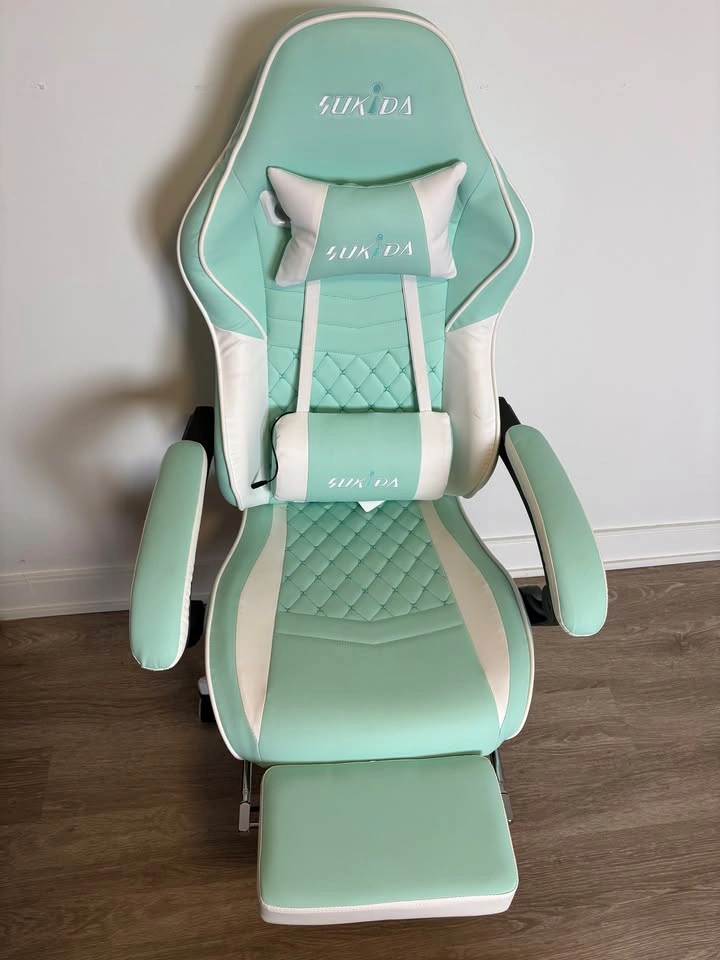 Sukida Gaming Chair - Mint/White - photo 3