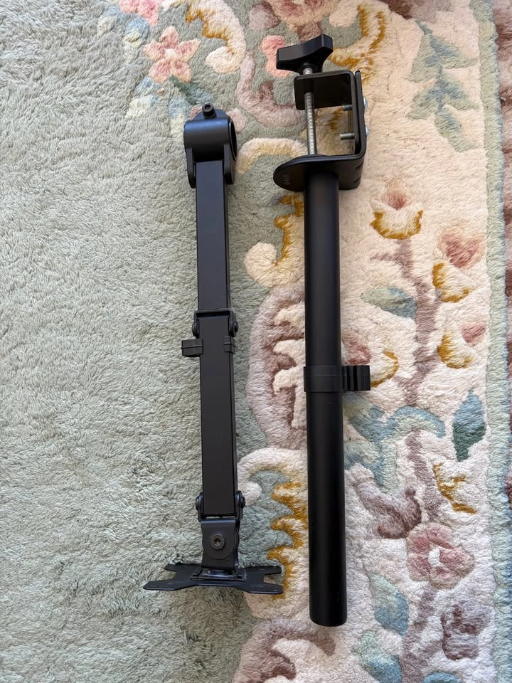 VIVO Single Monitor Desk Mount – Adjustable Pole Clamp - photo 2